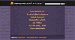 Desktop Screenshot of nwpublicemployeesdiversityconference.org